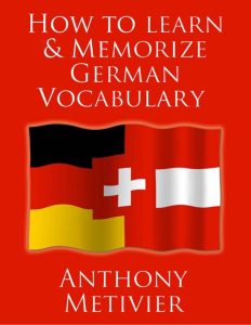 Rich Results on Google's SERP when searching for 'How to Learn Memorize German Vocabulary Book'